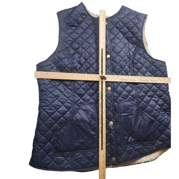 Joules Vest Womens 18 XL Quilted Fleece Gilet Countrywear Equestrian Cottagecore - Picture 7 of 16